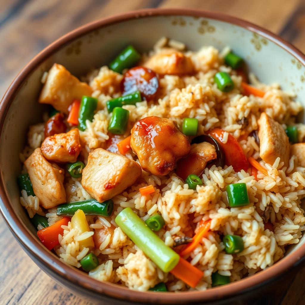 Crispy Chicken Fried Rice