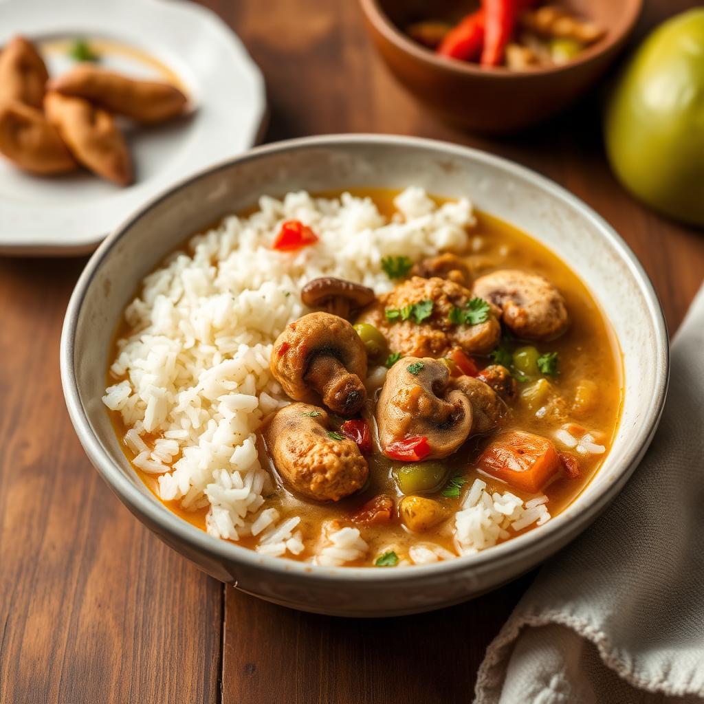 Rice with Light Soup