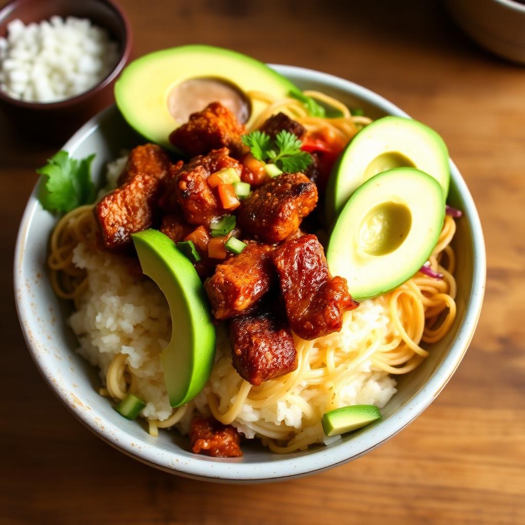 Spicy Pork Rice Bowl
