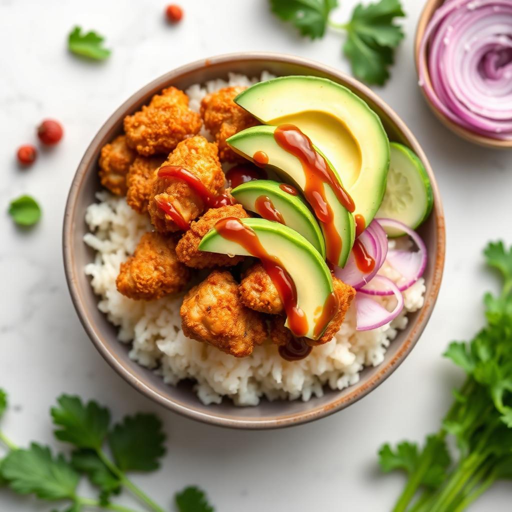 Crispy Chicken Thai Rice