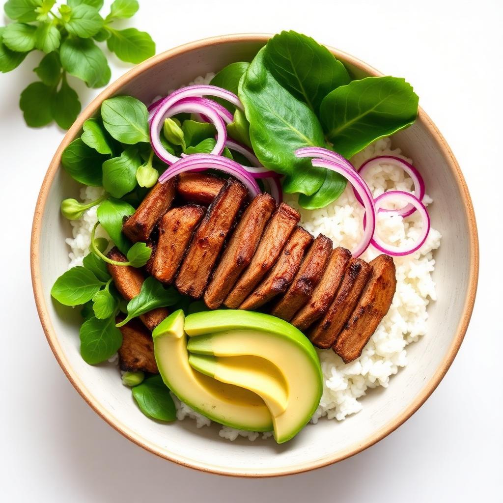 Lemongrass Beef Rice Bowl