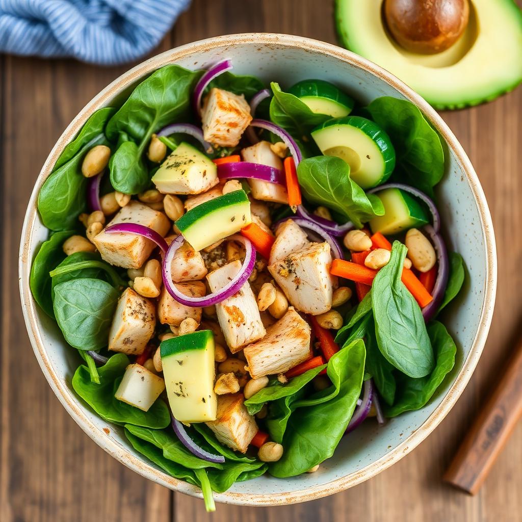 Lemongrass Chicken Salad
