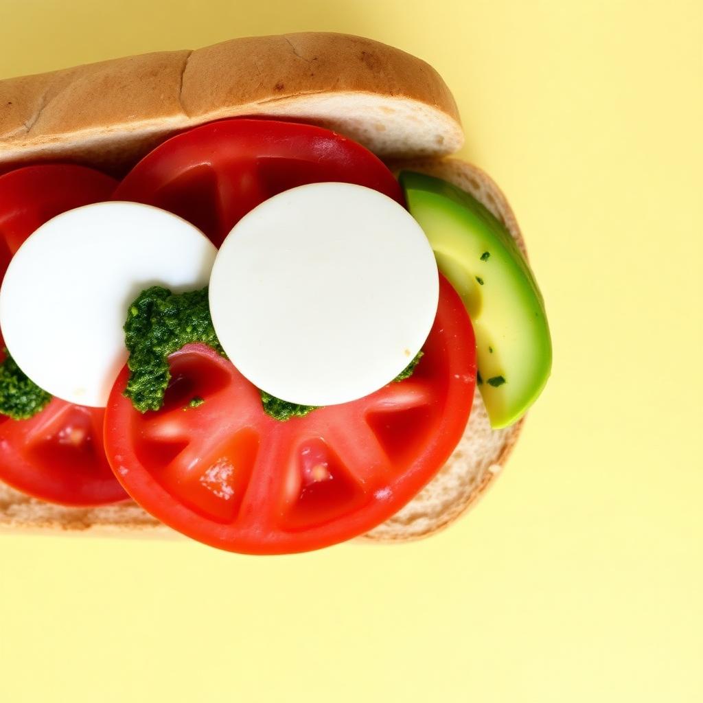 Avocado og Mozzarella Sandwich 🥑🧀