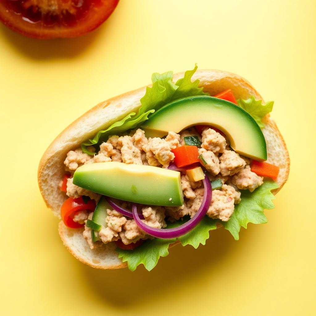 Tun og Avocado Sandwich 🥑🐟